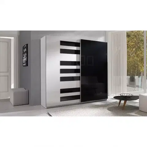 Šatníkové skrine Skriňa Twister 4 225 cm