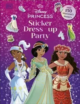 Nalepovačky, vystrihovačky, skladačky Disney Princess Sticker Dress-up Party
