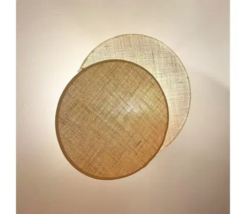 Svietidlá BRILAGI - Nástenné svietidlo CIRCLES 1xE27/15W/230V 45x45 cm béžová/krémová 609760