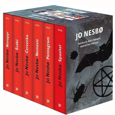 Detektívky, trilery, horory Harry Hole box 1-6, 2. vydání - Jo Nesbo,Kateřina Krištůfková