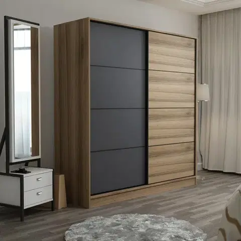 Šatňové skrine Šatníková skriňa Kale - 3976