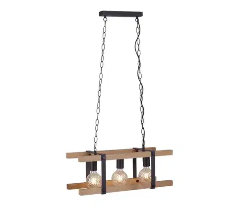 Svietidlá Leuchten Direkt 15683-79 - Luster na reťazi EDITH 3xE27/60W/230V 15683-79