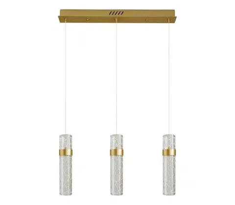 Svietidlá  LED luster na lanku LAGOS LED/24W/230V zlatý ML2246