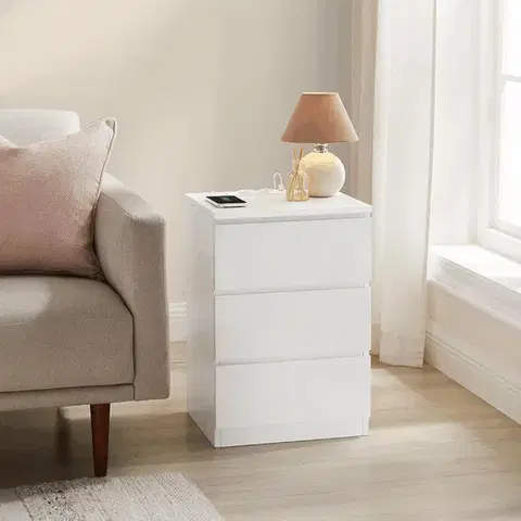 Nočné a toaletné stolíky Nočný stolík ANT-E1161 Autronic