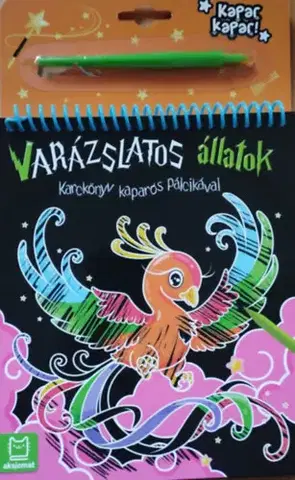 Pre deti a mládež - ostatné Karckönyv kaparós pálcikával - Varázslatos állatok - Anna Podgórska