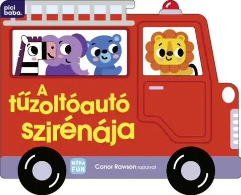 Leporelá, krabičky, puzzle knihy A tűzoltóautó szirénája