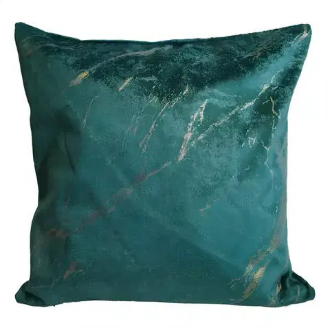 Dekoračné obliečky Obliečka Plain Velvet YX514 40x40cm zelená