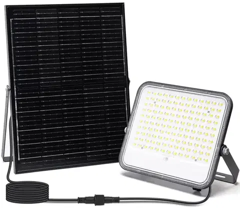 LED osvetlenie  B.V.  - LED stmievateľný solárny reflektor LED/200W/3,4V IP66 + DO B1020133L