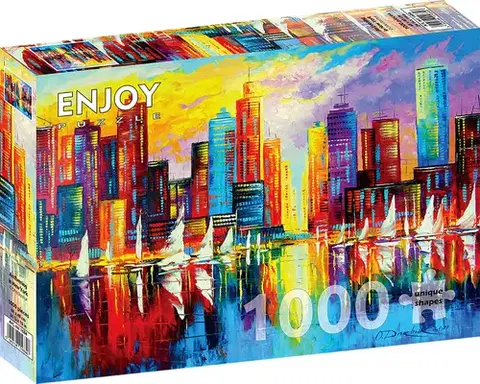 1000 dielikov Enjoy Puzzle Večer v New Yorku 1000 Enjoy