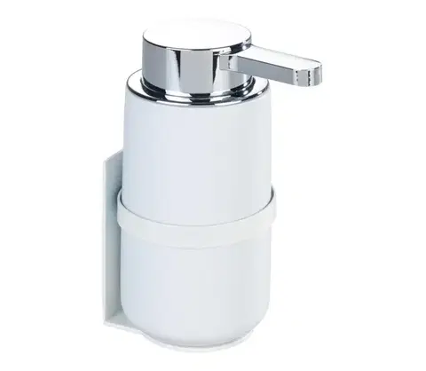 Svietidlá WENKO 54655100 - Dávkovač mydla WOYA 250 ml biela/lesklý chróm 54655100