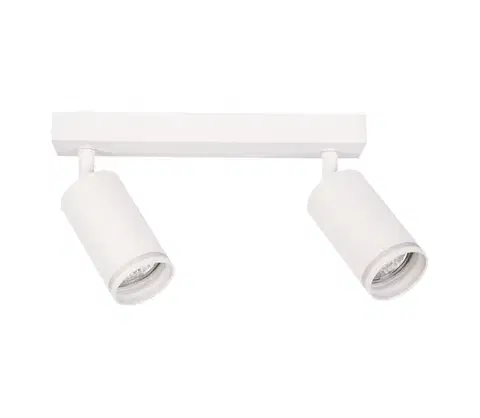 Svietidlá  Bodové svietidlo PIPE 2xGU10/10W/230V biela ML2070