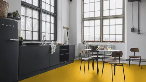 Marmoleum click FORBO Marmoleum click Lemon zest 333251 Lamely 300 × 300 mm