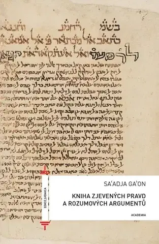 Judaizmus Kniha zjevených pravd a rozumových argumentů - Saadja Gaon