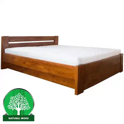 Drevené postele Posteľ drevené Lulea Plus180x200 Jelša