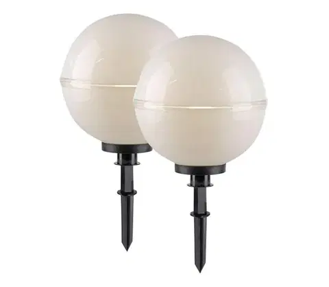 Záhradné lampy Leuchten Direkt 19324-16-2-SADA 2x Vonkajšia lampa 1xE27/40W/230V pr. 40 cm IP44 19324-16-2