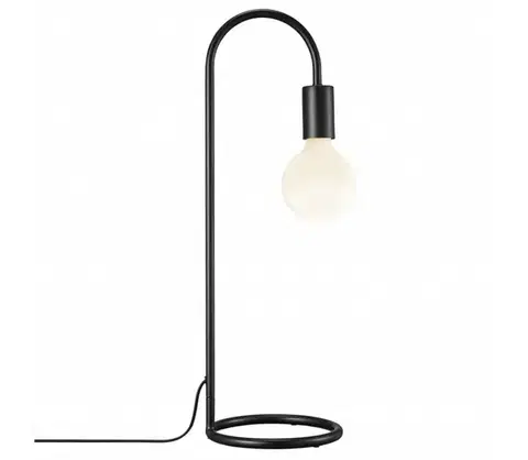 Lampy Nordlux - Stolová lampa PACO 1xE27/25W/230V čierna 2112085003