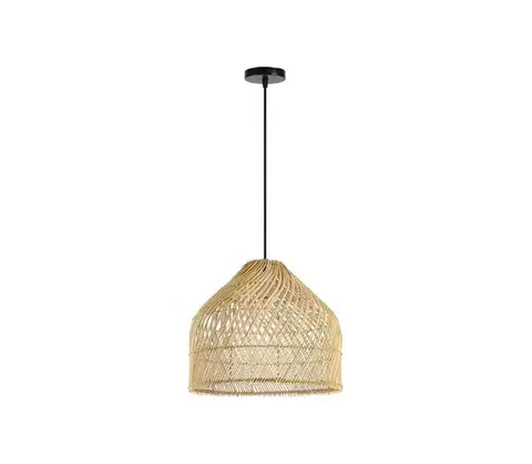 Svietidlá  08264L - Luster na lanku PELO 1xE27/40W/230V pr. 40 cm ratan 08264L