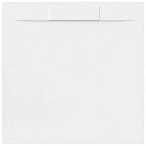 Vane Sprchová vanička štvorcová SAT Fusion 90x90 cm liaty mramor Blanco SATFU9090BL SATFU9090BL