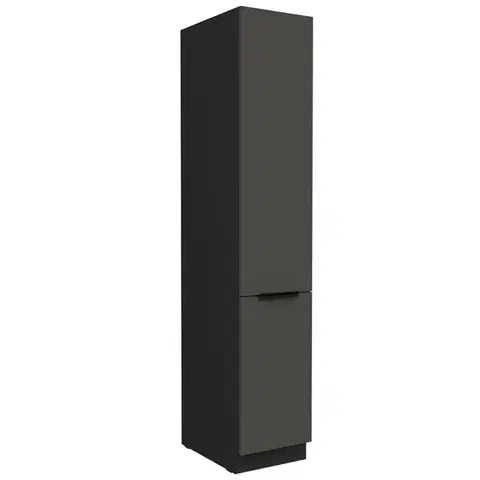 Kuchynské skrinky stojace Kuchynská skrinka Aria-Gr/Bl Anti Fingerprint 40dk-210 2f