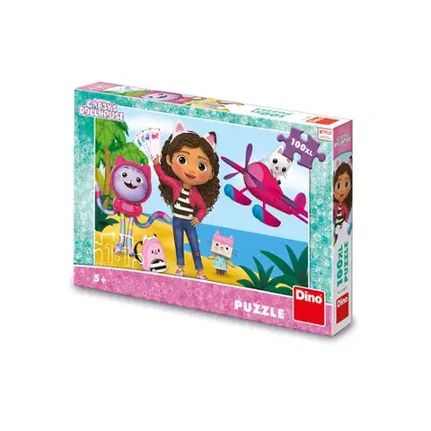 XL dieliky Dino Toys GÁBI CESTOVATELKA 100 XL Puzzle