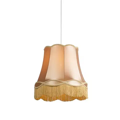 Závesné svietidlá Retro závesné svietidlo zlaté 45 cm - Granny