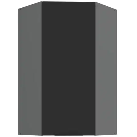 Kuchynské skrinky visiace Kuchynská skrinka Aria-Bl/Ant Anti Fingerprint 60x60 Gn-108 1f (45°)