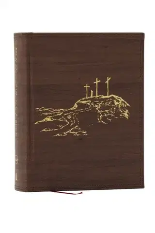 Náboženstvo NKJV, Journal the Word Bible, Large Print: Reflect, Journal or Create Art Next to Your Favorite Verses (Brown Leathersoft over Board, Red Letter) - Thomas Nelson