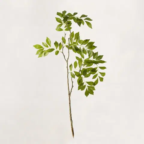 Vianočné dekorácie Dekoratívna vetvička Green Leaf 80 cm