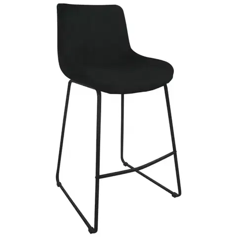 Barové stoličky Barová stolička  2-184a Black Velvet