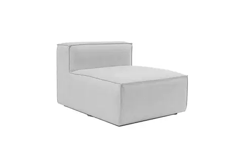 Kreslá Kreslo / Jednomiestna pohovka Fora O1 - Light Grey