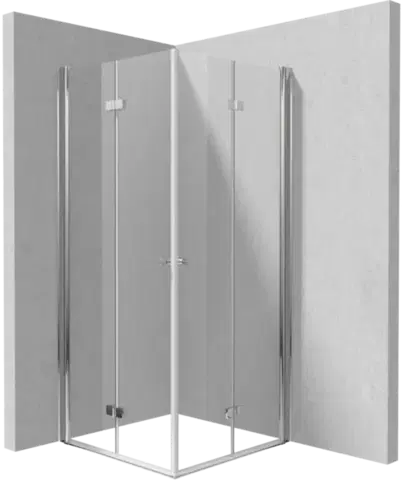 Sprchovacie kúty DEANTE/S - Sprchovací kút dvojité skladací 90x90 KTSX041P+KTSX041P KERRIA/0399