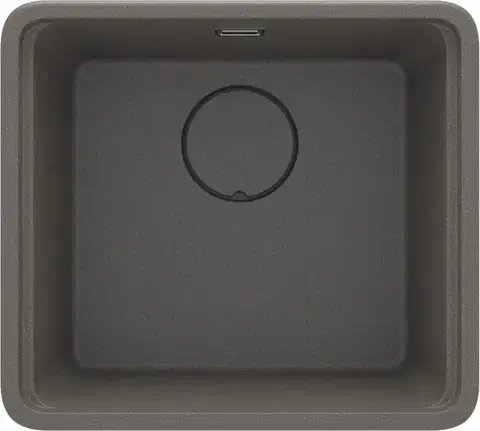 Kuchynské drezy DEANTE DEANTE - Momi anthracite metallic Granitový drez, 1-bowl ZKM_T10A