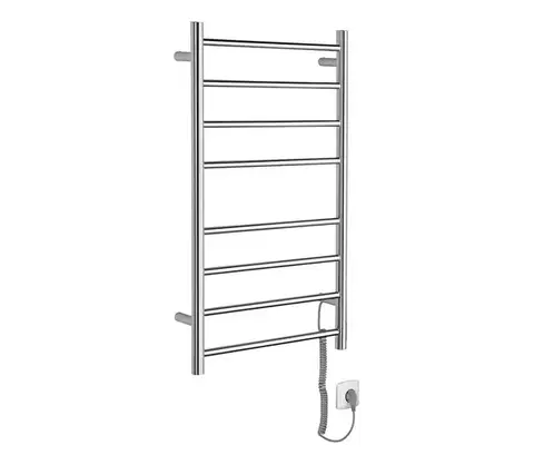 Svietidlá Sapho - Elektrický sušič uterákov REDONDO 75W 90x50 cm lesklý chróm guľatý ER220V
