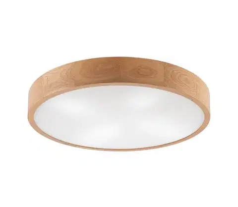 Svietidlá  Stropné svietidlo OAK 4xE27/60W/230V ø 57,5 cm dub LD-PD-6.13 DĄB