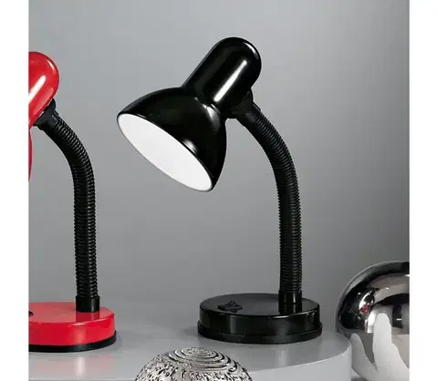 Lampy EGLO 9228 - Stolná lampa BASIC 1xE27/40W čierna 9228