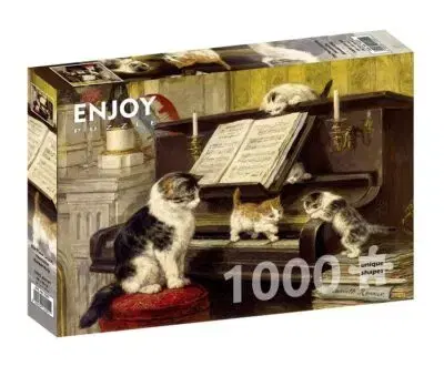 1000 dielikov Enjoy Puzzle Hodina klavíra