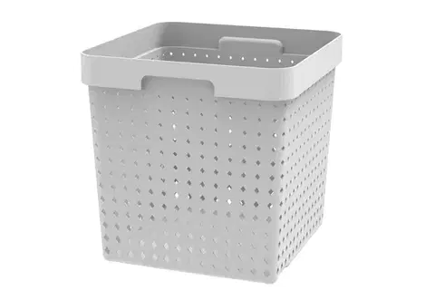Košíky úložné MAKRO - Košík 29,6x29,6x29,6cm, umelá hmota