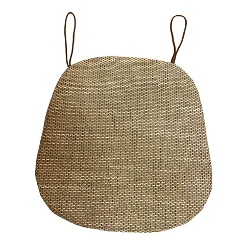 Polstre, sedáky a podušky Podsedák na stoličku tenký Deluxe hnedý 40x40cm TiaHome