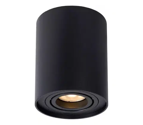 Svietidlá Lucide 22952/11/30 - Bodové svietidlo TUBE 1xGU10/50W/230V čierna 22952/11/30