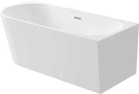 Vane DEANTE - Silia biela Akrylátová vaňa, rohová/voľne stojaca, pravá - 150 cm KDS_015P