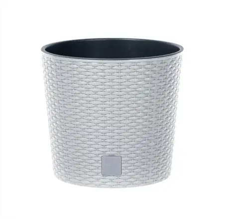 Kvetináče PROSPERPLAST - Kvetináč Rato Round 30cm biely
