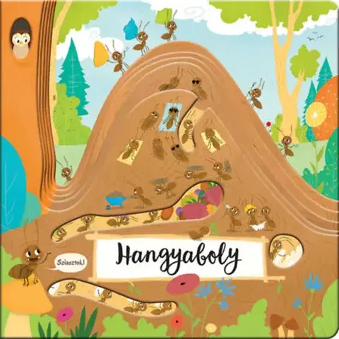 Leporelá, krabičky, puzzle knihy Hangyaboly - Petra Bartíková