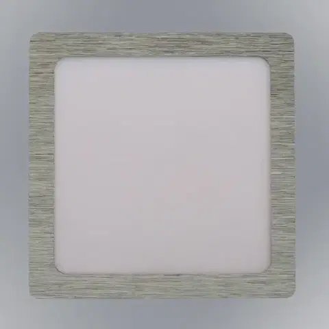 Stropnice LED panelový blok 18 W 4200 K štvorcový chróm