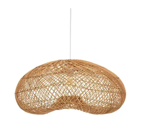 Svietidlá Atmosphera - Luster na lanku JENY 1xE27/40W/230V ratan 182519