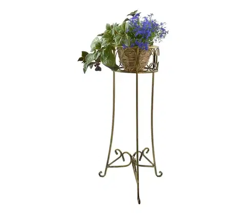 Stojany na kvetiny HowHomely Stojan na kvety 88x28 cm zlatá 10-1011-cz-z