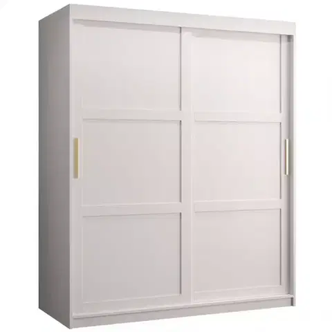 Šatníkové skrine Skriňa Amiro 1 150 biely/biely