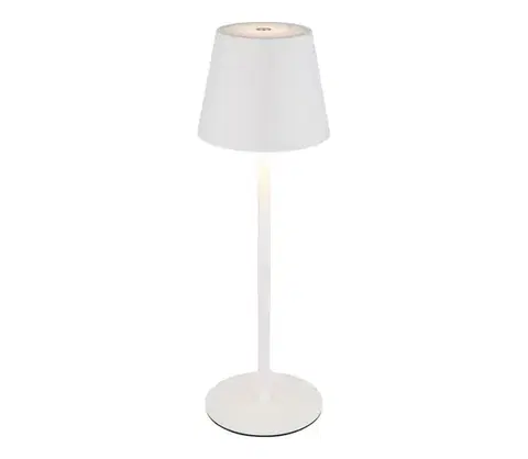 Lampy Globo 58488W - LED vonkajšia stmievateľná dotyková nabíjateľná stolová lampa 3v1 VANNIE 3W/5V IP54 biela 58488W