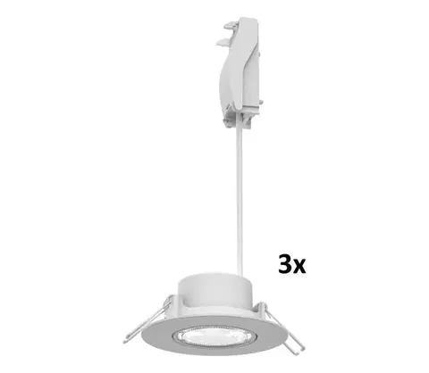 Svietidlá Philips - Sada 3x stmievateľných podhľadových svietidiel CILANTRO LED/5W/230V 4000K biela 872110303803600