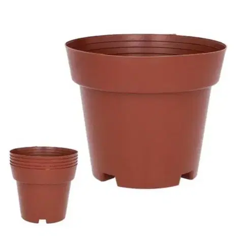 Kvetináče a truhlíky Kinekus Kvetináč, sadbovač plastový, 14,5cm, sada 5ks