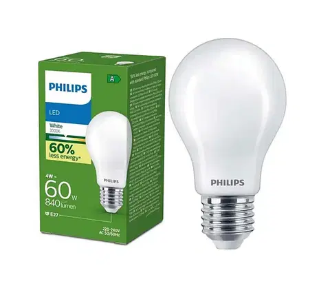 Žiarovky LED žiarovka ULTRAEFFICIENT Philips A60 E27/4W/230V 3000K 8720169250413